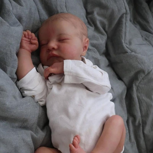 19inch Handmade Lifelike Reborn Full Silicone Vinyl Body Baby Doll Levi Reborn Babies Toys Babe Boy Dolls 48cm