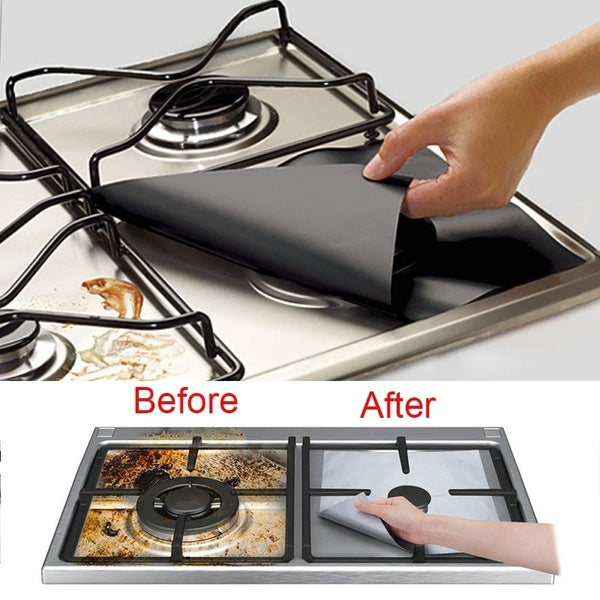 Reusable Gas Stove Protectors Non-stick Stovetop Burner Cover Mat Pads Protection Kitchen Tools