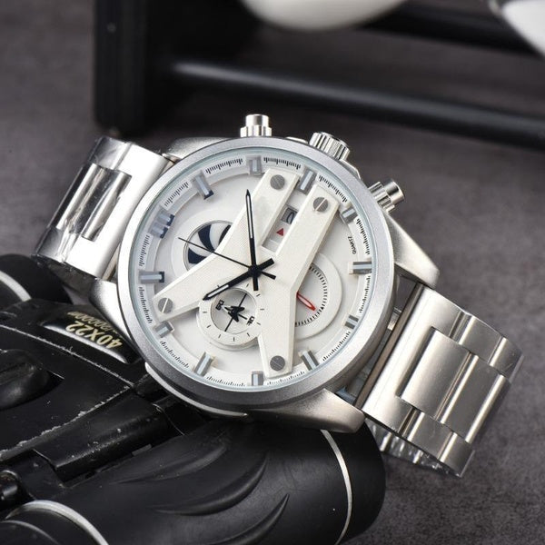 Men Business Wristwatch Luxury Brand Watch Quartz Watches Stainless Steel Watch Classic Watches