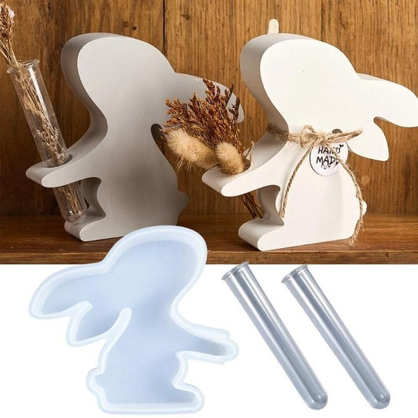 Rabbit Vase Silicone Casting Mold