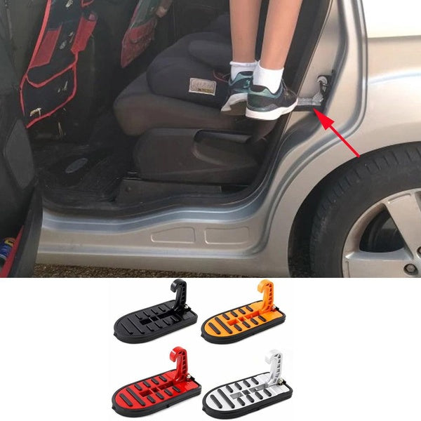 Car Door Pedal Roof Rack Step Aluminium Alloy Universal Foldable Latch Hook Auxiliary Stepping Ladder Pedal 1pcs-set