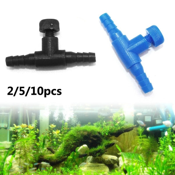 Aquarium Oxygen Pump Air Regulating Valve Fish Tank Aeration Pump Straight-Through Air Volume Regulating Valve One-Way