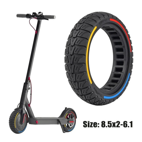 8.5 Inch Solid Tire For Xiaomi M365 Pro Pro2 1S Electric Scooter Durable Rubber Tubeless Shock Absorber Damping Wheel Tyre