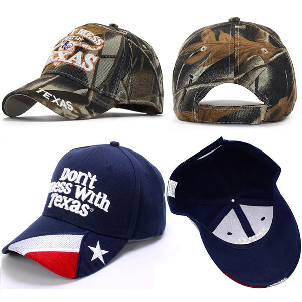 Ne plaisante pas avec Texas broderie casquette de Baseball Snapback chapeau papa chapeau pour hommes femmes sauvage bois chasse chapeau casquette os