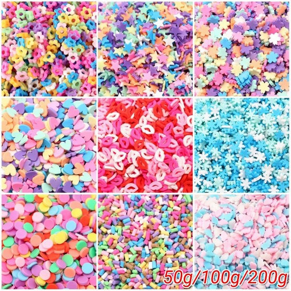 50g-100g-200g Polymer Slices Clay Slices for DIY Resin Filler Arts & Crafts Supplies Nail Decorations Nail Art Accessories