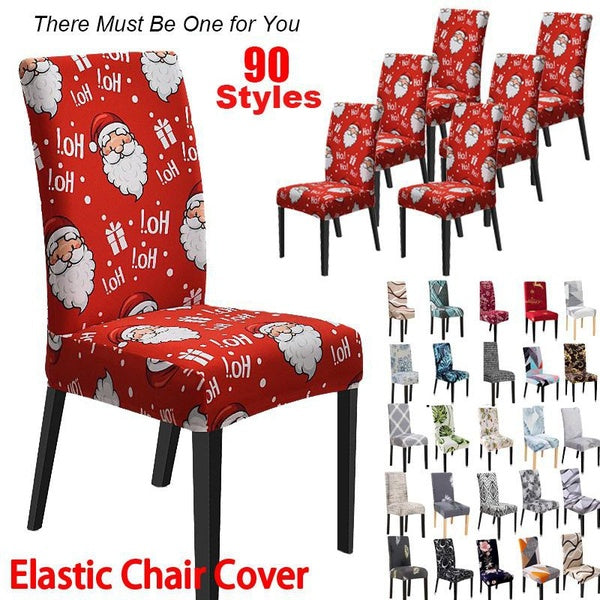 Multi-styles Spandex Elastic Printed Chair Cover(1 pc)Dining Room Chair Slipcover Removable Washable Protector Chair Covers for Hotel,kitchen,Ceremon