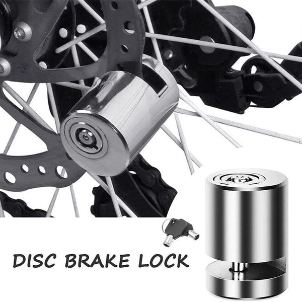 Motorcycle Bicycle Scooter Bike Safety Anti-theft Disk Disc Brake Rotor Lock with 2 Keys