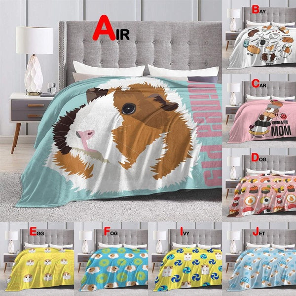 Cavia Guinea pig Blankets for Beds Super Soft Winter Warm Throw Blanket Flannel Blanket