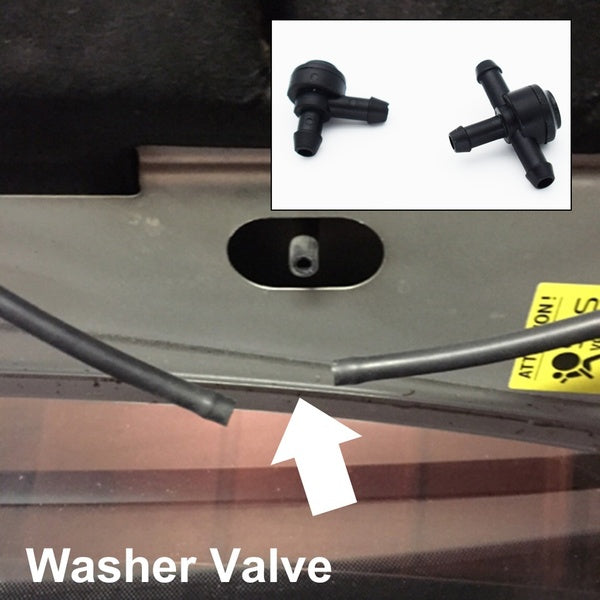 2Pcs-Set Windshield Washer Connector Hose Valve Check 9178895 31391513 For Volvo C30 C70 S40 S60 S70 S80 V50 V70 XC60 XC70 XC90