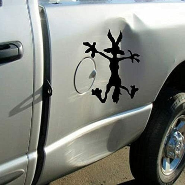 Funny Rabibit Vinyl Sticker Decal For Car Window Great for Dents