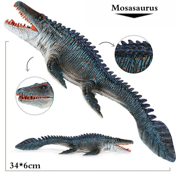 New Dinosaur Toy Solid Mosasaur Plastic Simulation Marine Dinosaur Model Decoration Children Gift Decoration