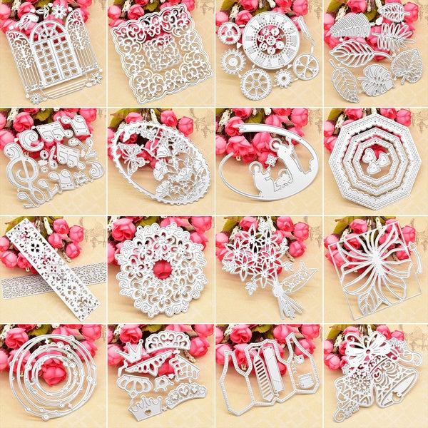 DIY Paper Crafts Cutting Dies Metal Stencil Embossing Dies For Scrapbooking Album Decoration Card Making Die Cuts