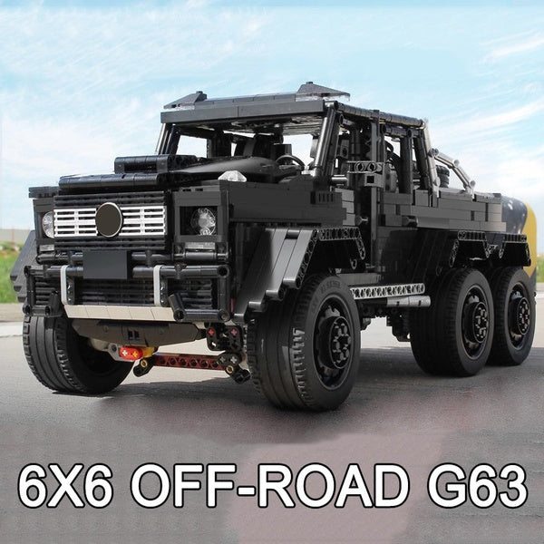 New 3300+Pcs 6X6 OFF-ROAD Car Truck Model Building Block Brick Assembly Toy Childrens Christmas Gift