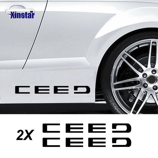 2pcs-lot Decal Sticker car body sticker for kia ceed