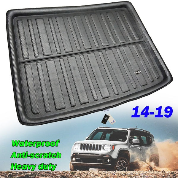 Tailored For Jeep Renegade BU 2014 - 2021 Boot Tray Liner Cargo Trunk Floor Mat Heavy Duty Carpet 2020 2019 2018 2017 2016 2015