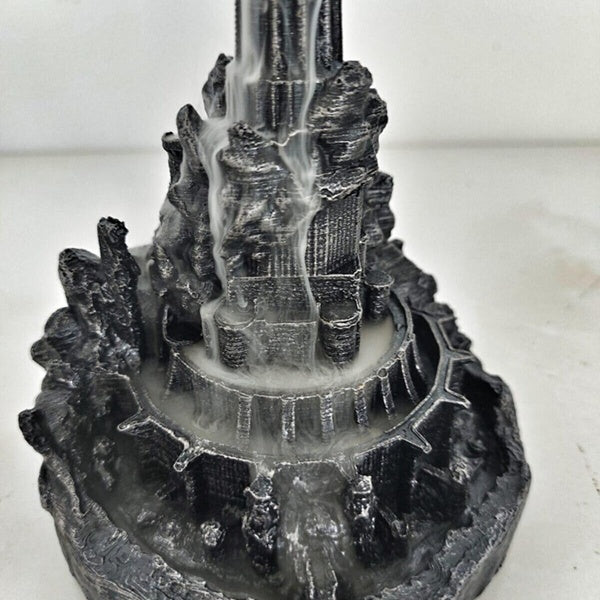 Lord Of The Rings Minas Tirith Creative Home Decor Backflow Stick Incense Burner Ceramic Censer 15cm