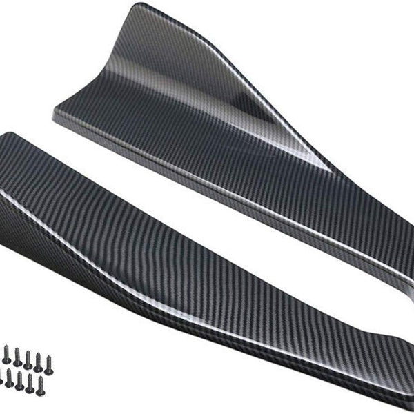 48cm Skirt Spoiler Rear Lip-Side Skirt Extension Rocker Splitters Winglet