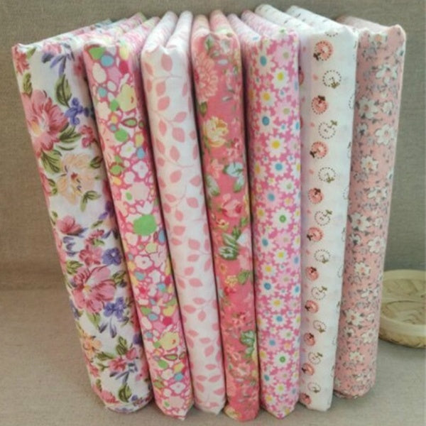 Small Floral Printed Cloth Cotton Plain Weave Fabric DIY Handmade Tecidos Sewing Scrapbooking Tissu Quilting Patchwork Tissue Textile Calico