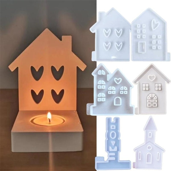 Love House Design Insert Silicone Mold for Holders DIY