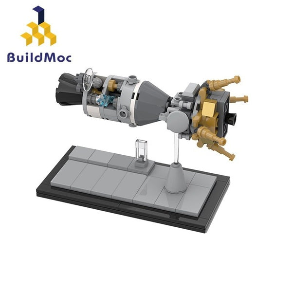 Buildmoc City Space Ship Spaceship Bricks MOC Model Building Blocks Toys for Children DIY City Airship Block Toy Kids Gifts