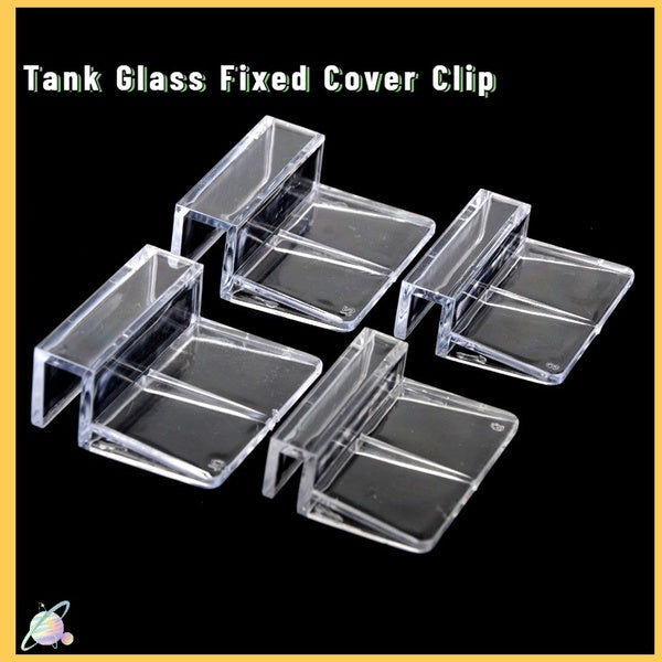 Nouveau 4 pièces-lot poissons aquatiques pièces pour animaux de compagnie Aquarium Aquarium Clips acrylique couvercle en verre Support supports 6-8-1