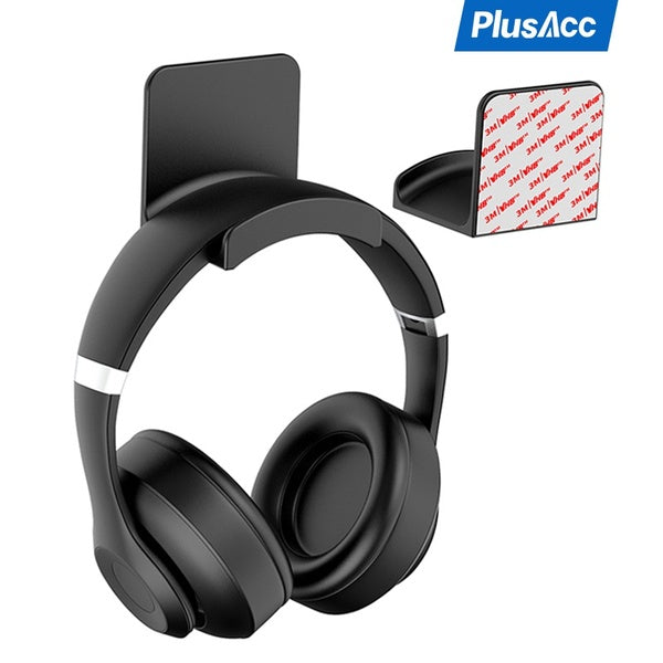 Universal Headphone Hanger Holder Wall Mount, Headset Hook Under Desk for Gaming Headphones, Earphones, Sony, Cables