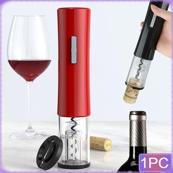 1PC Electric Wine Bottle Opener Automatic Wine Opener Rechargeable Electric Corkscrew with Foil Cutter for Party Bar Wine Lover Gift