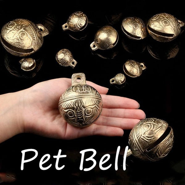 Pet bell handicraft bracelet necklace windbell accessories small bell antique bronze bell Matron Inn