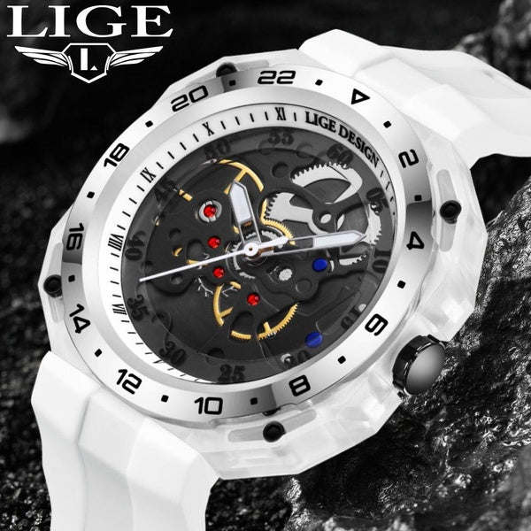 LIGE montre originale pour hommes de marque supérieure montre-bracelet à Quartz personnalisée étanche montres lumineuses pour hommes Relogios Masculi