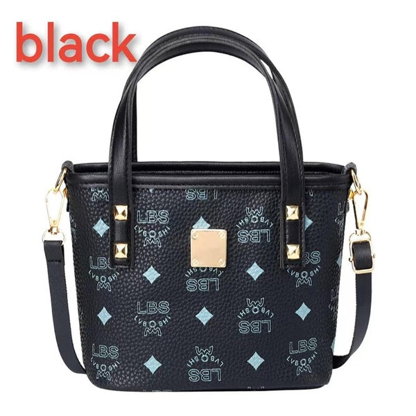 Girls' School Bags Backpacks Versatile Backpacks Ladies Handbags Diagonal Bags Shoulder Bags 3 Colors (Red, Black, Brown)