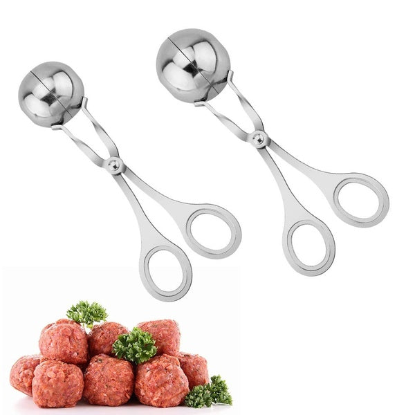 1 pcs Meat Baller Maker Tongs Cake Pop Maker Cookie Dough Scoop Tongs for Meatball, Cake, Ice Cream, Bath Bombs