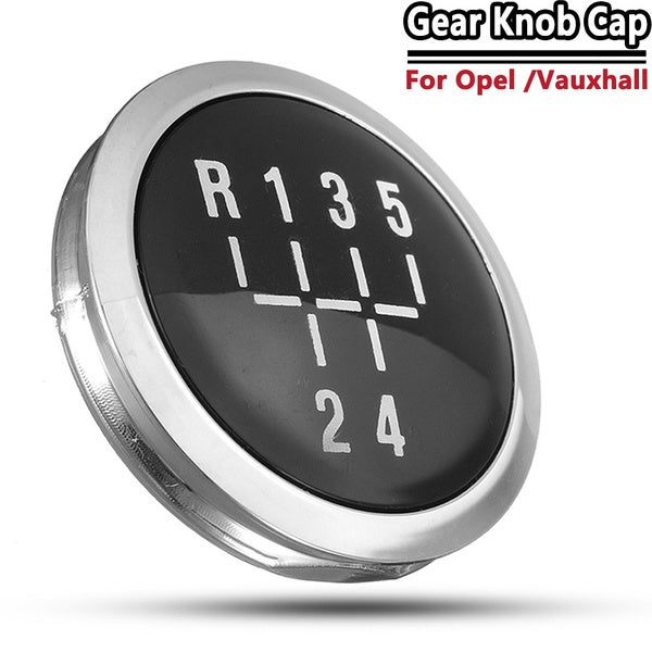 5 Speed Gear Knob Cap Decal Trim Badge Insert For Opel-Vauxhall Astra H Corsa D Vectra C Zafira B Antara Signum
