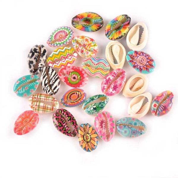 10 pièces naturel Beige conque coquillage pour bijoux à bricoler soi-même Bracelet Scrapbook artisanat fleur peinture coquilles plage nautique décor