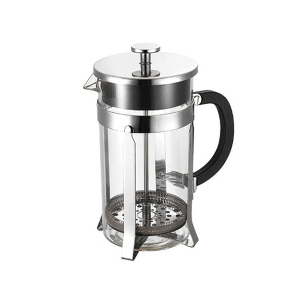 French Press Coffee Maker with Suitable 350ml Capacity, Heat Resistant Household Hand Coffee Maker for 1-2 Peolple Use