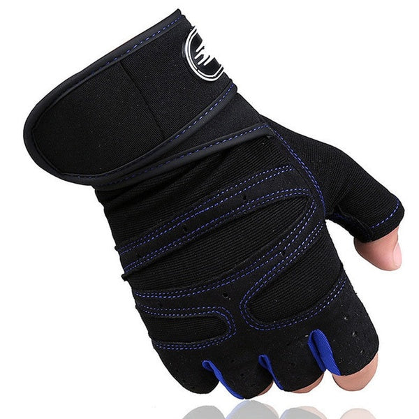 Weight lifting Gym Gloves Training Fitness Wrist Wrap Workout Exercise Sports