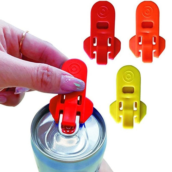 Beverage Cans Ring Opener Aluminium Bottle Opener Can Opener Drinks Can Opener Simple Manual Can Opener Manual Can Opener for Cola Beer Soda Drinks