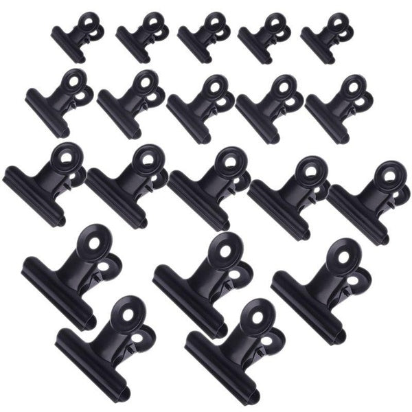 10Pcs 22-31-38-50mm Metal Hinge Clips Bulldog Clips Money Binder Paper Clips Clamps For Picture Photos Home Office Collating