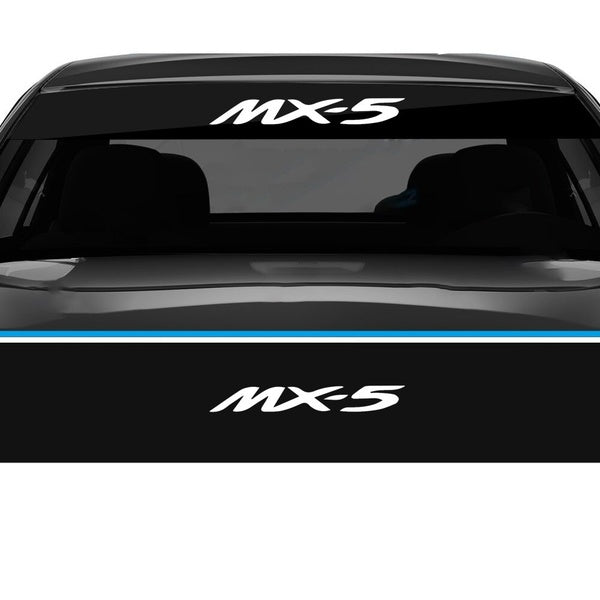 for Mazda MX5 Sun Strip Kit Opel Astra Universal Sunstrip Kit Graphics Decals