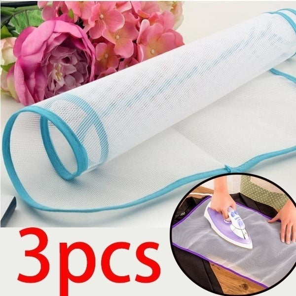 3Pcs High Temperature Resistance Ironing Scorch Heat Insulation Pad Mat Household Protective Mesh Cloth Cover