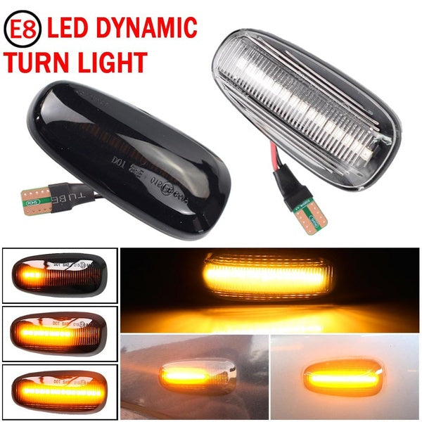 2PCS Signal Lampe Led Side Marker Light Indicateur Latéral 12V Panneau Lampe Répéteur Latéral pour Opel pour Zafira A 99-05 Astra G 98-09