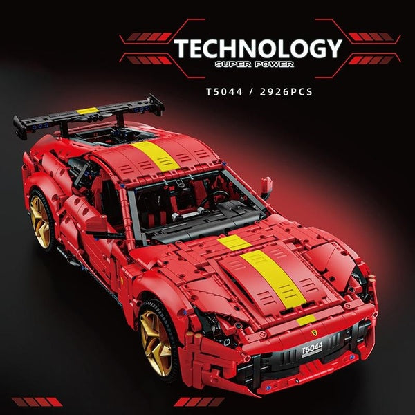 New MOC 2926pcs Super Racing Sport Car Model Building Block Brick Educational Assembly Toy Children Boy Gift