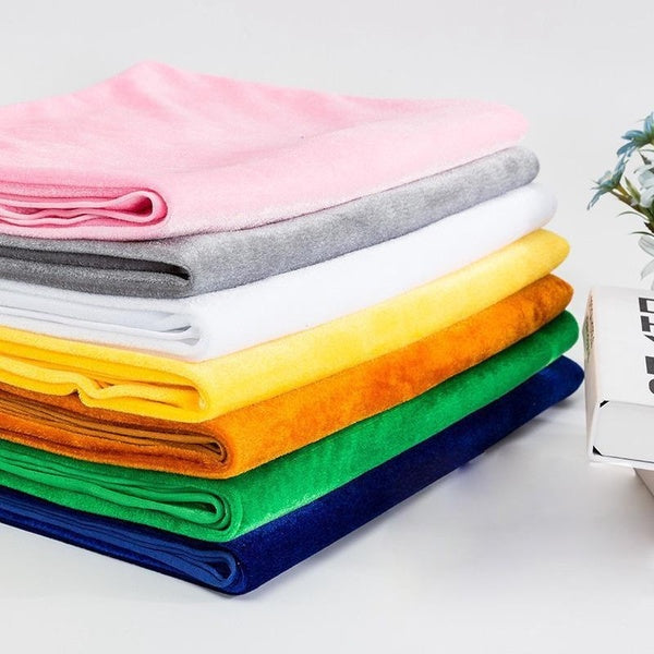 Soft Velvet Fabric Multi-purpose DIY Sewing Fabric Home Handmade Sofa Pillow Fabrics Stage Decoration Fabrics Background Cloth