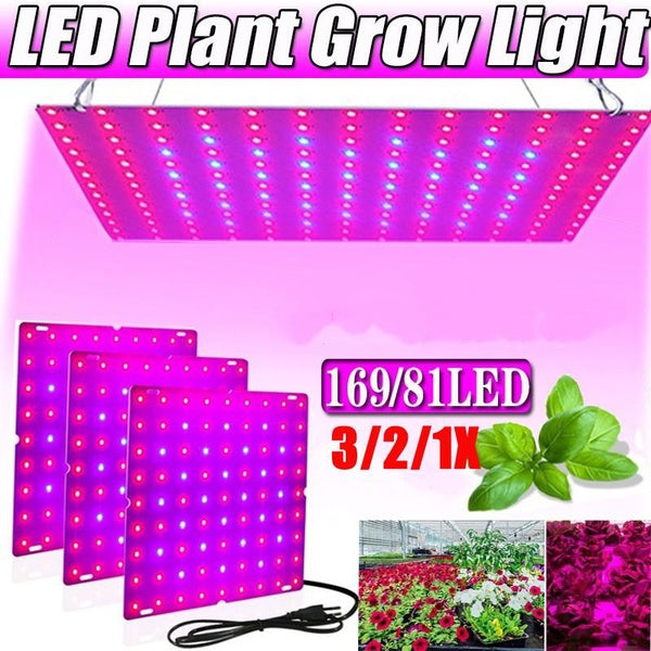 3-2-1PCS LED Grow Lights Full Spectrum for Indoor Plants LED Growing Light Hanging Grow Lamp for Greenhouse Hydroponic Succulents Flower000W