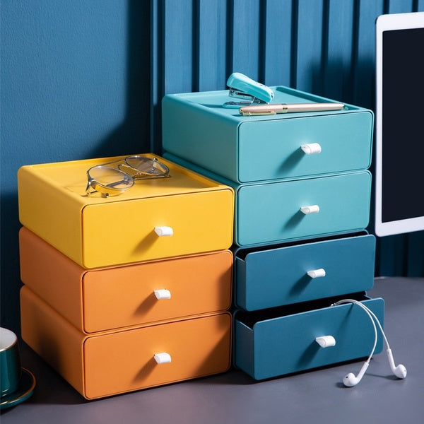 Nordic Style Drawer Desktop Storage Box Organizing Box Shelves On Office Desks Organizing Cabinets Furniture