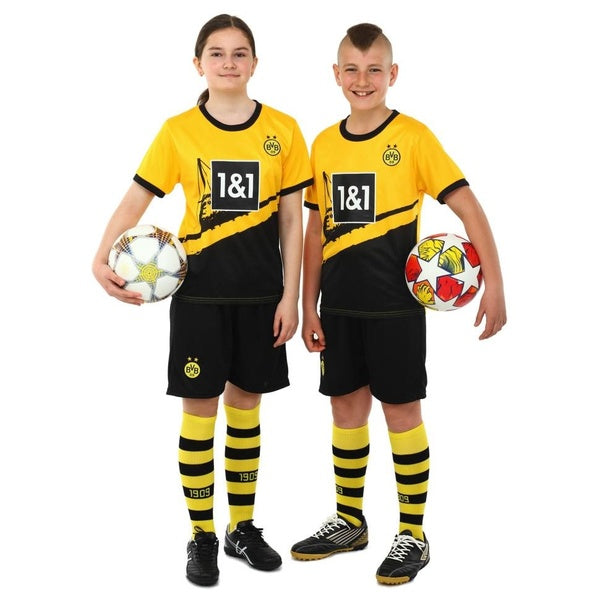 Kids-youth soccer football jersey and shorts Borussia Dortmund CO-6264