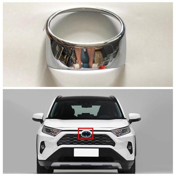 For Toyota Rav4 2019 Chrome Front Grille Emblem Logo Cover Trim ABS