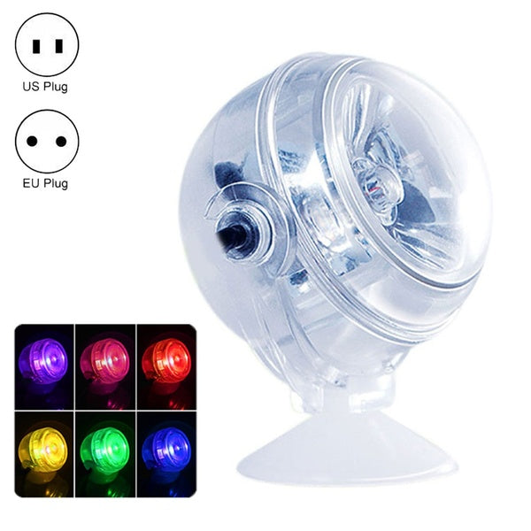 1 pièces multicolore Aquarium lumière LED Aquarium petit projecteur prise USB lampe lumineuse pour Aquarium décoration d'aquarium