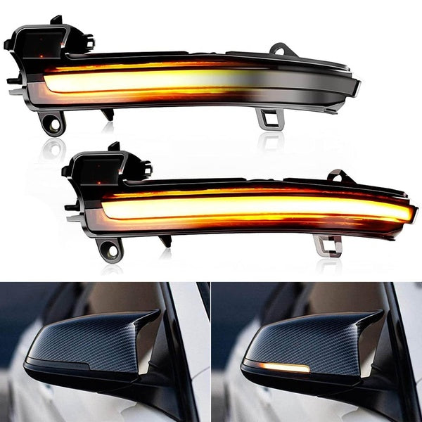 Amber Side Wing Rearview Mirror Turn Signal Marker Light For BMW 1 2 3 4 Series F20 F30 F31 F21 F22 F23 F32 F33 F34 X1 E84 F36