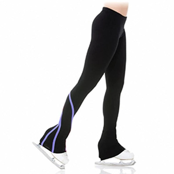 LIUHUOIce Figure Skating Pants Girls Women Fleece Rhinestones Skates Cover Ice Roller Skates Leggings ice skating accessories Matron Inn