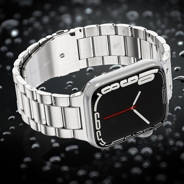 Luxury Stainless Steel Band for Smart Watch Ultra 49mm Series 8 7 SE 6 5 4 3 2 1 Grace Exquisite Men Metal Strap for Smartwatch 45 mm 41mm 44mm 40mm